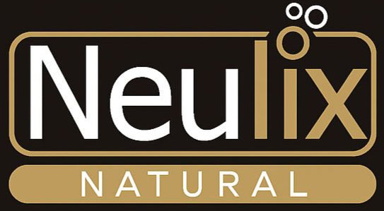 Neulix Natural logo on a black background